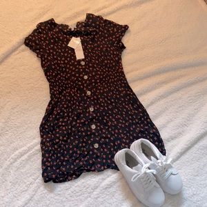 Short sleeve floral dress